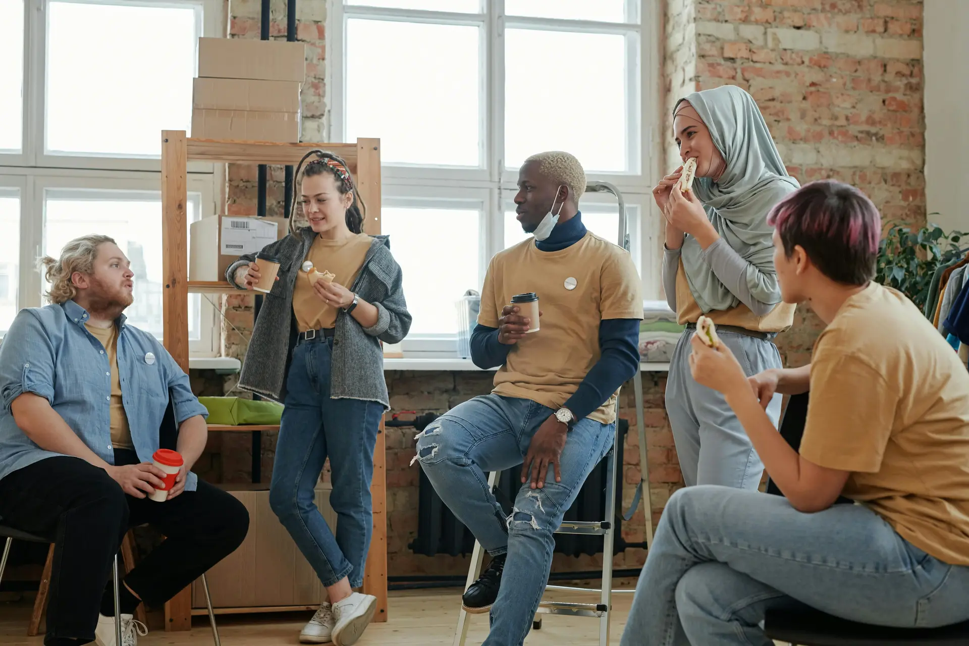 One of the five ways volunteers seek satisfaction is through social opportunities with their service. 