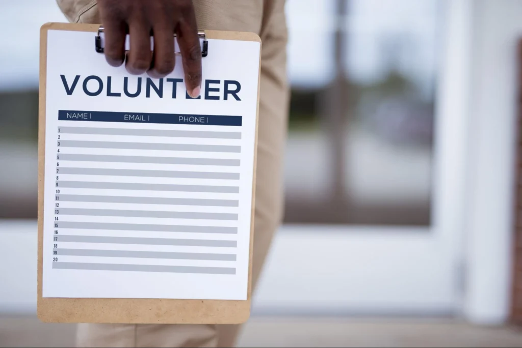 Volunteer sheet template